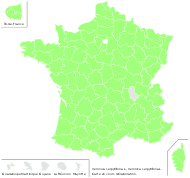 Veronica pratensis Bubani - carte de répartition