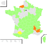 Viola palustris L. - carte de répartition