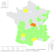 Biscutella laevigata L. - carte de répartition