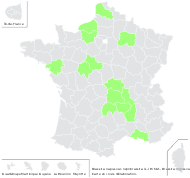 Brassica napobrassica (L.) Mill. - carte de répartition