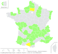 Brassica acephala H.Lév. - carte de répartition