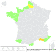 Daucus carota subsp. gummifer (Syme) Hook.f. var. gummifer - carte de répartition
