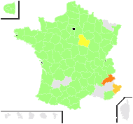 Cardamine drymeja Schur - carte de répartition