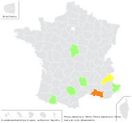 Fibigia clypeata (L.) Medik. - carte de répartition