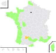 Raphanus maritimus Loisel. - carte de répartition