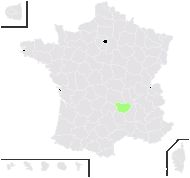 Buddleja curvifolia Carrière - carte de répartition