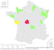 Callitriche cophocarpa Sendtn. - carte de répartition