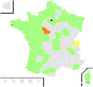 Callitriche obtusangula écoph. vivace rhéophile  - carte de répartition