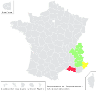 Campanula barbata L. - carte de répartition