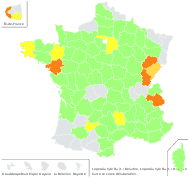 Legousia hybrida (L.) Delarbre - carte de répartition