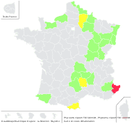 Phyteuma nigrum var. caeruleum Boreau - carte de répartition