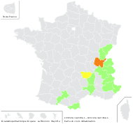 Lonicera caerulea L. - carte de répartition