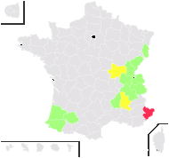 Laserpitium prutenicum L. - carte de répartition