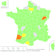 Herniaria hirsuta L. - carte de répartition