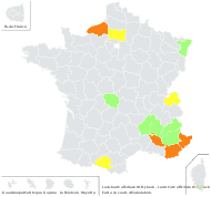 Levisticum officinale W.D.J.Koch - carte de répartition