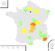 Sabulina viscosa (Schreb.) Rchb. - carte de répartition