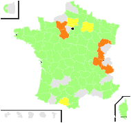 Moenchia erecta (L.) G.Gaertn., B.Mey. & Scherb. - carte de répartition