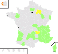 Imperatia saxifraga (L.) Degen - carte de répartition