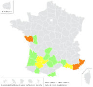 Silene cretica L. - carte de répartition