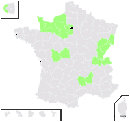 Silene nutans L. subsp. nutans var. nutans - carte de répartition