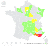 Viscaria vulgaris Bernh. subsp. vulgaris - carte de répartition