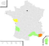 Spergularia rubra subsp. heldreichii (Foucaud) O.Bolòs & Vigo - carte de répartition