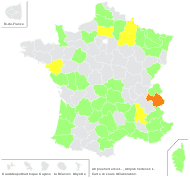 Atriplex hortensis L. - carte de répartition