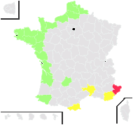 Atriplex laciniata L. - carte de répartition