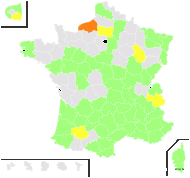 Dysphania botrys (L.) Mosyakin & Clemants - carte de répartition