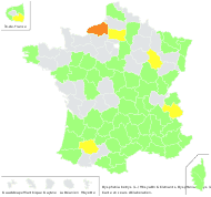 Chenopodium botrys L. - carte de répartition