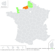 Atriplex pedunculata L. - carte de répartition