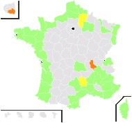 Salsola rosacea Cav. - carte de répartition