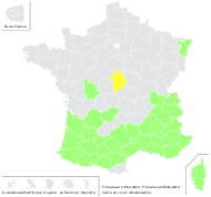 Fumana ericifolia Wallr. - carte de répartition