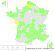 Petroselinum crispum (Mill.) Fuss - carte de répartition