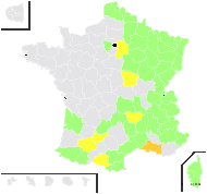 Helianthemum vulgare var. lanceolatum Foucaud & Rouy - carte de répartition