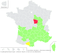 Convolvulus euxinus Petrov - carte de répartition