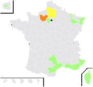 Convolvulus tricolor L. - carte de répartition