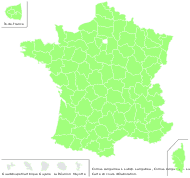 Cornus sanguinea L. subsp. sanguinea - carte de répartition