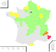 Selinum tysselinum Crantz - carte de répartition