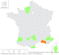 Citrullus lanatus (Thunb.) Matsum. & Nakai - carte de répartition
