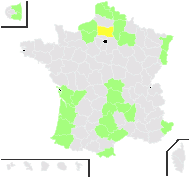 Pepo vulgaris Moench - carte de répartition