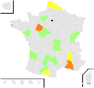 Dipsacus fullonum sensu H.J.Coste - carte de répartition