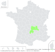 Knautia basaltica Chass. & Szabó - carte de répartition
