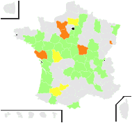 Elatine hippuroidea St.-Lag. - carte de répartition