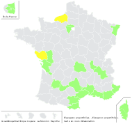 Elaeagnus angustifolia L. - carte de répartition