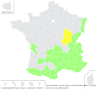 Arctostaphylos uva-ursi subsp. crassifolius (Braun-Blanq.) L.Villar - carte de répartition