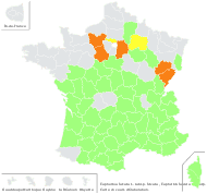 Euphorbia galilaea Boiss. - carte de répartition