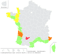 Euphorbia peplis L. - carte de répartition
