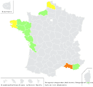 Tetragonia tetragonioides (Pall.) Kuntze - carte de répartition