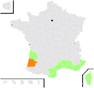 Ochrus uniflorus Moench - carte de répartition